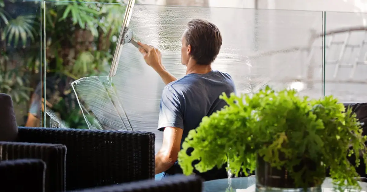 All-season cleaning checklist displayed on a clipboard