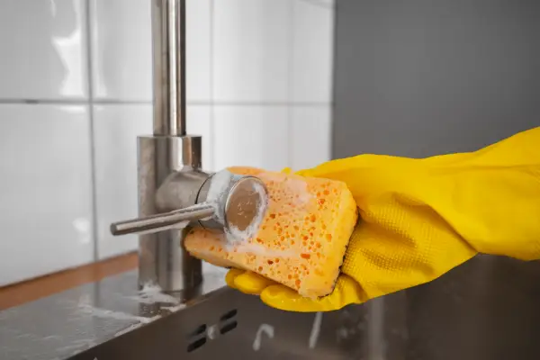 Sink, Taps & Splashback