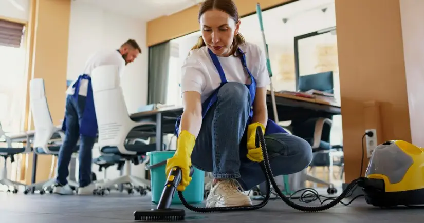 Specialized cleaning equipment for commercial carpets