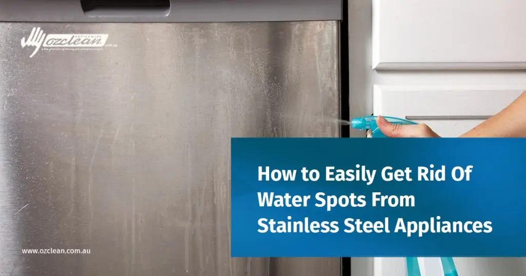 Grout cleaner stains on my stainless steel fridge!