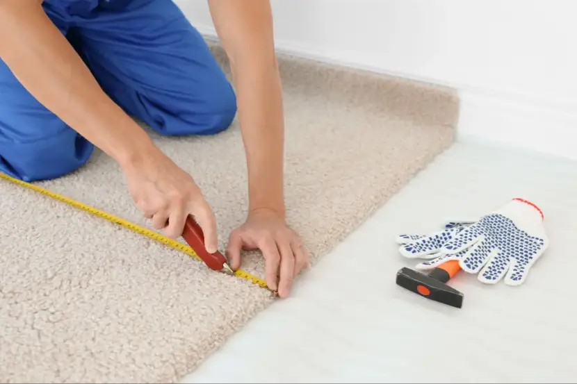 Revive Your Carpet: Mastering Carpet Patching Techniques | ozlean 4 Assess the Damaged Carpet