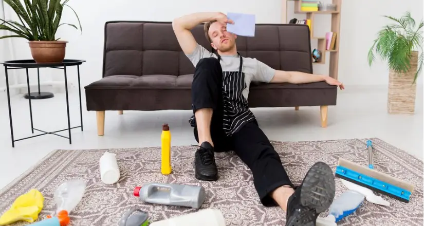 Can Carpets Make You Sick? Health Implications - OzClean Sunshine Coast 2 OzClean professional cleaning a carpet to avoid health hazards in Sunshine Coast